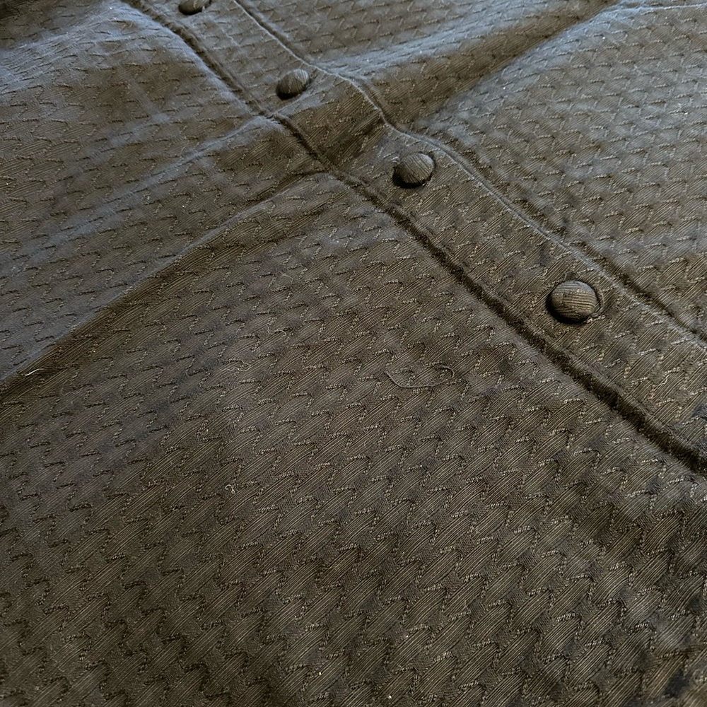 2 custom jacquard European shams black